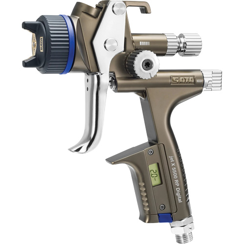 X5500 RP 1.3 I RPS D DIGI psi Premium Paint Spray Gun for Automotive Refinishing, 1/4" NPT Air Inlet, 10.24 CFM, 0.6 L/0.9 L Capacity, 0.17 PSI Fastek