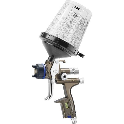 X5500 RP 1.3 I RPS D DIGI psi Premium Paint Spray Gun for Automotive Refinishing, 1/4" NPT Air Inlet, 10.24 CFM, 0.6 L/0.9 L Capacity, 0.17 PSI Fastek