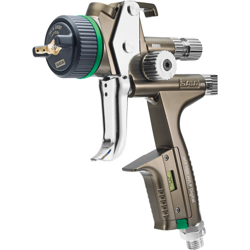 Pistolet de peinture de premi&egrave;re qualit&eacute; pour peinture automobile avec psi num&eacute;rique X5500 HVLP 1,3 I RPS D, Entr&eacute;e d'air 1/4" NPT, 15,19 pi³/min, Capacit&eacute; 0,6 L/0,9 L, 0,17 psi Fastek