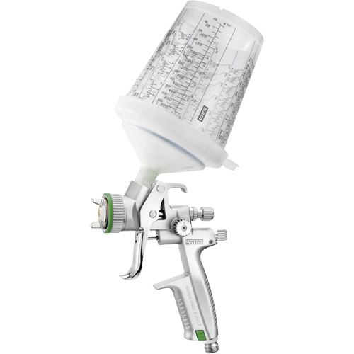 4400 B HVLP 1.2 SR 0.3 L RPS Premium Paint Spray Gun for Spot Repairs in Automotive Finishes, 1/4" NPT Air Inlet, 4.24 CFM, 0.3 L Capacity, 0.14 PSI Fastek