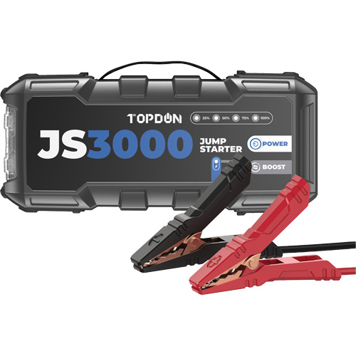 JumpSurge3000 Battery Jump Starter, Power Bank & Flashlight Fastek