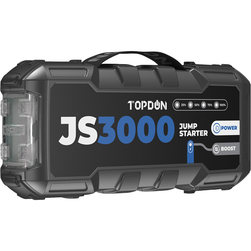 JumpSurge3000 Battery Jump Starter, Power Bank & Flashlight Fastek