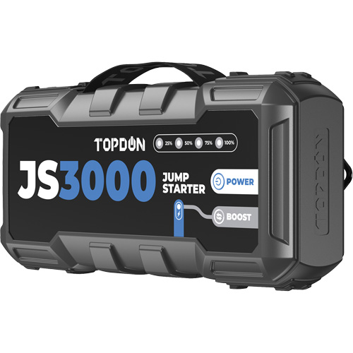 JumpSurge3000 Battery Jump Starter, Power Bank & Flashlight Fastek
