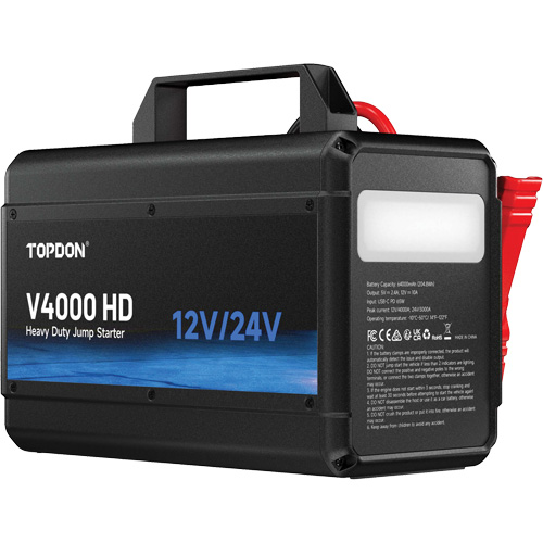 Survolteur V4000 HD 12 V/24 V 4000 A Fastek
