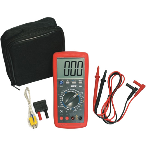 Deluxe Digital Multimeter with Amp Shutters Fastek