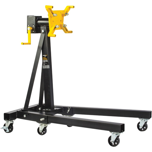 Support pour moteur pliant avec t&ecirc;te pivotante avec capacit&eacute; de 1250 lb, 42-3/4" h Fastek