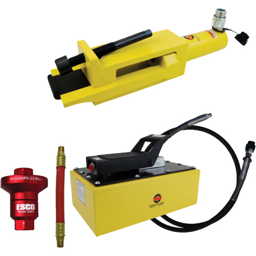 Giant Tire/Earthmover Bead Breaker Kit with 5 Quart Hydraulic Pump Fastek