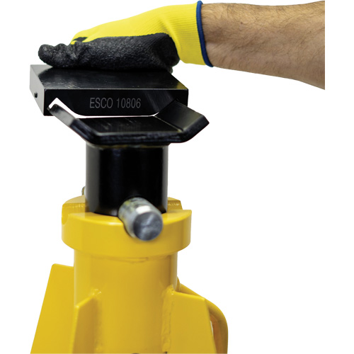 Adaptateur &agrave; dessus plat pour supports de v&eacute;rin ESCO de style haut de 20 et 25 tonnes Fastek