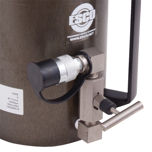 Safety Jack, Locking Collar, 100 tons Capacity, 13-37/100" - 19-3/5" H Fastek