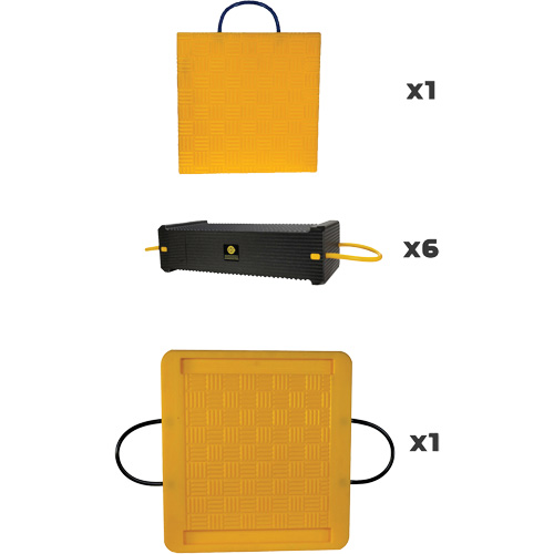 8-Piece CribLok Composite Cribbing System Kit Fastek