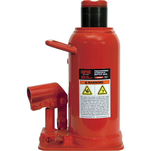 Professional Bottle Jack, 35 Ton(s), 17-39/125" Raised Height Fastek