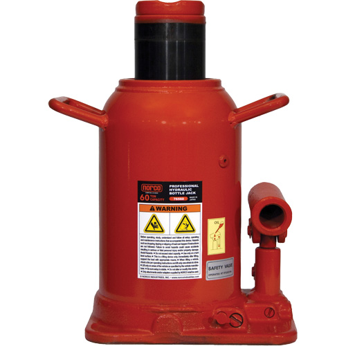 Professional Bottle Jack, 60 Ton(s), 18-11/16" Raised Height Fastek