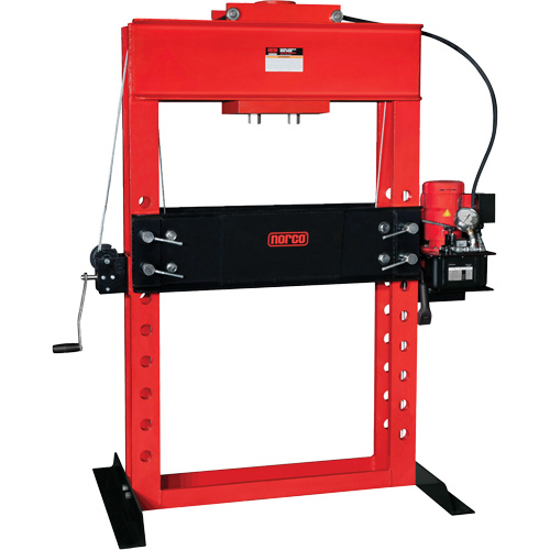 Electro / Hydraulic Pump Operated Shop Press, 100 tons Capacity Fastek