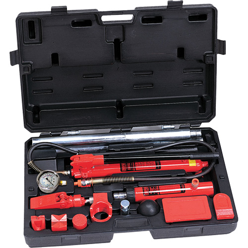 10-Ton Capacity Collision/Maintenance Repair Kit with Cast Adapters Fastek