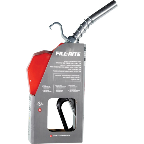 Pistolet de distribution automatique rouge pour essence Fastek