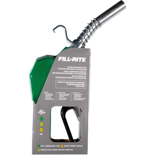 Pistolet de distribution automatique vert pour essence Fastek
