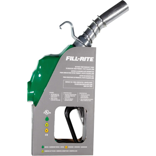 Pistolet de distribution automatique vert pour diesel Fastek