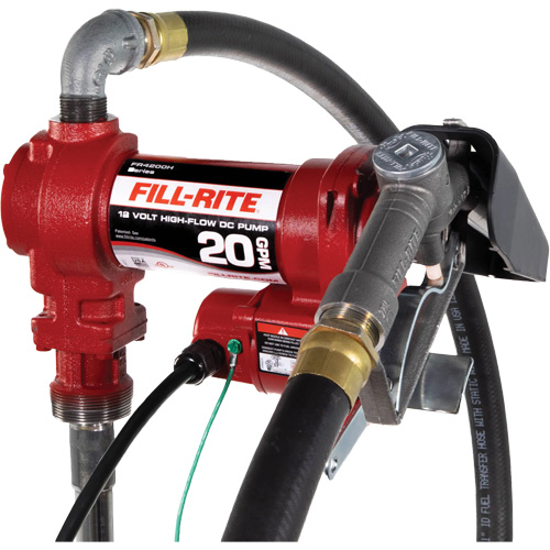 12V DC Fuel Transfer Pump with Nozzle Fastek