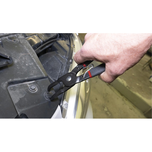30° Push Pin Pliers with Dual Durometer Grips Fastek