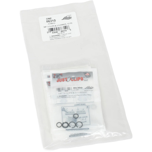 Jeu de clips et joints toriques de 3/8 po - en vrac Fastek