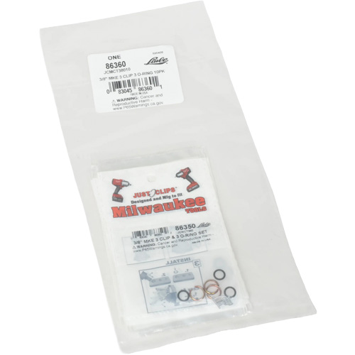 Jeu de clips et joints toriques de 3/8 po pour Milwaukee - en vrac Fastek