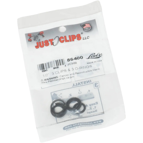 1/2" Clips & O-Rings Set Fastek