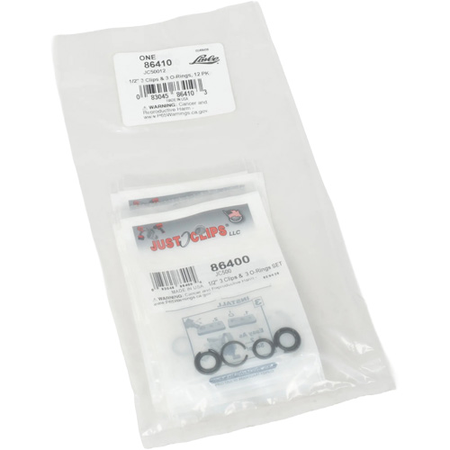 1/2" Clips & O-Rings Set - Bulk Fastek