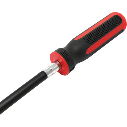 Tournevis flexible extra-long avec adaptateur carr&eacute; 1/4" x hexagonal 1/4" Fastek