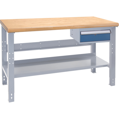 Industrial Duty Workbench, 1000 lbs. Cap., 72" W x 30" D, 34" H Fastek