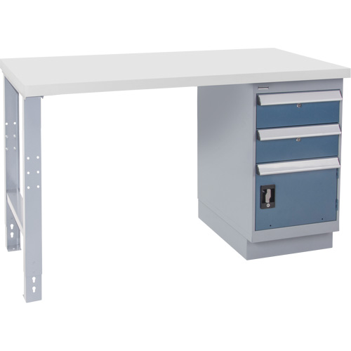 Industrial Duty Workbench, 30" W x 72" D x 34" H, 1000 lbs. Capacity Fastek