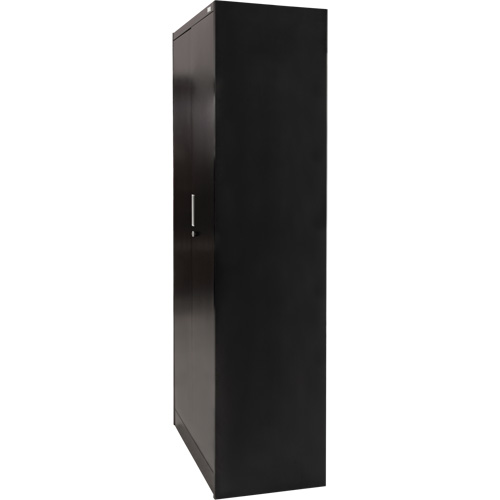 Hi-Boy Storage Cabinet, Steel, 4 Shelves, 72" H x 36" W x 18" D, Black Fastek
