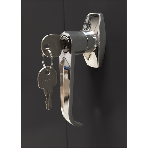 Storage Cabinet, Steel, 4 Shelves, 78" H x 36" W x 24" D, Black Fastek