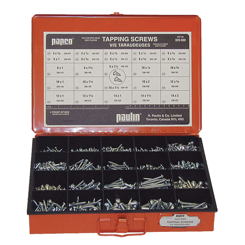 Pan Socket Tapping Screws Assortment Fastek