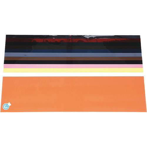 Cales minces chromocod&eacute;es en plastique Fastek