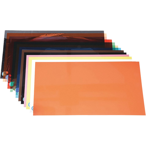 Cales minces chromocod&eacute;es en plastique Fastek