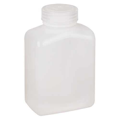 Bouteilles peu encombrantes &agrave; prise facile, Rectangulaire, 16 oz, Plastique Fastek