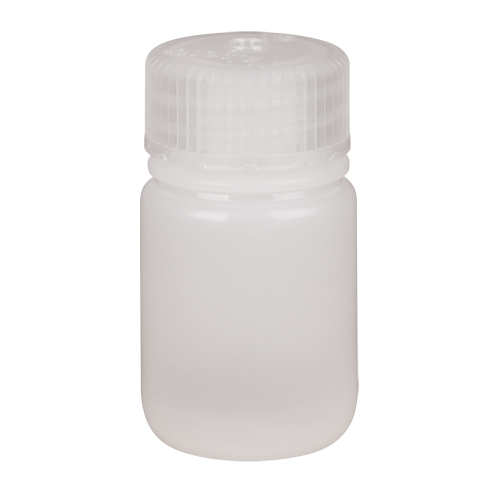 Wide-Mouth Bottles, Round, 1 oz., Plastic Fastek