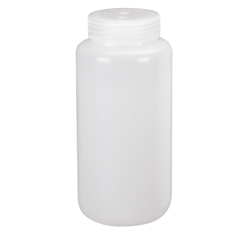 Wide-Mouth Bottles, Round, 8 oz., Plastic Fastek