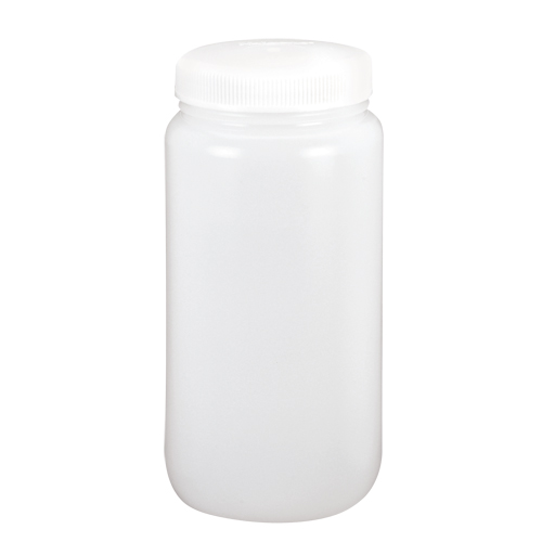 Bouteilles &agrave; large ouverture, Ronde, 1 gal., Plastique Fastek