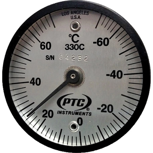 Magnetic Surface Thermometer, Contact, Analogue, -56.7-21.1°F (-70-70°C) Fastek