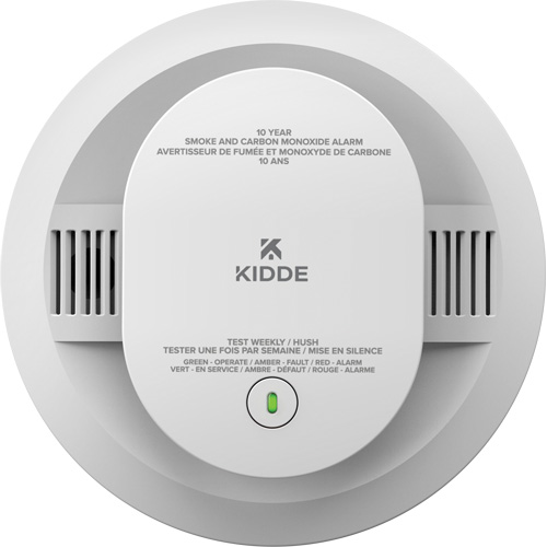 Combination Smoke & Carbon Monoxide Alarm, Battery Operated Fastek
