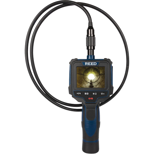 Recordable Borescope Inspection Camera, 2.5" Display, 640 x 480 pixels, 8 mm (0.31") Camera Head Fastek