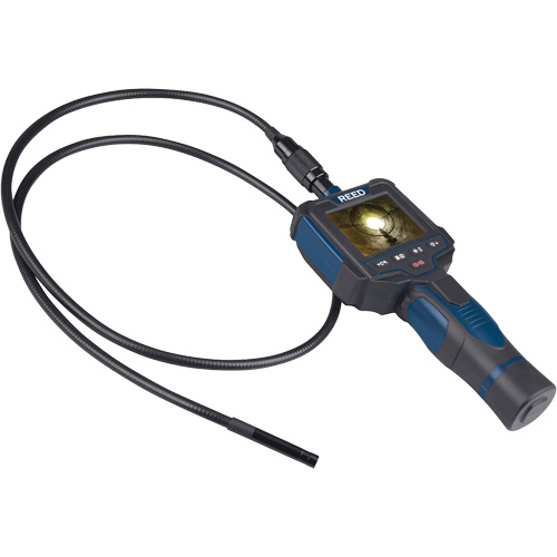 Recordable Borescope Inspection Camera, 2.5" Display, 640 x 480 pixels, 8 mm (0.31") Camera Head Fastek