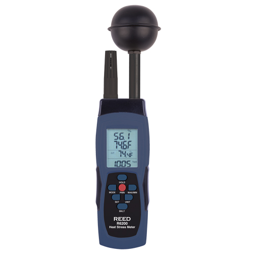 Wet-Bulb Globe Temperature (WBGT) Heat Stress Meter  Fastek