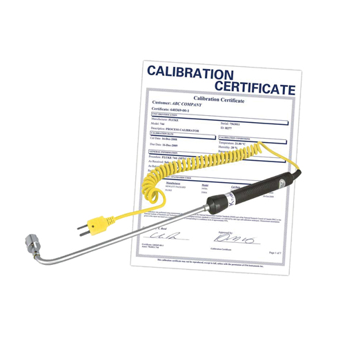 Right Angle Thermocouple Surface Probe (includes ISO Certificate), 500 °C (932°F) Max. Temp. Fastek
