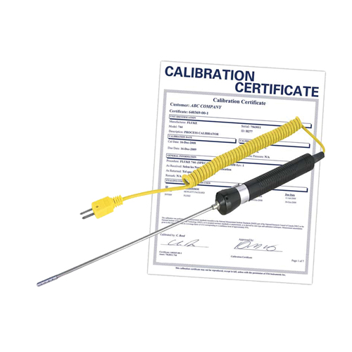 Sonde thermocouple pour l'air/gaz (comprend certificat ISO), 900 °C (1652°F) Temp. max. Fastek
