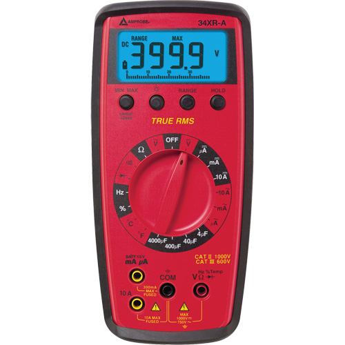 34XR-A Digital Multimeter, AC/DC Voltage, AC/DC Current Fastek