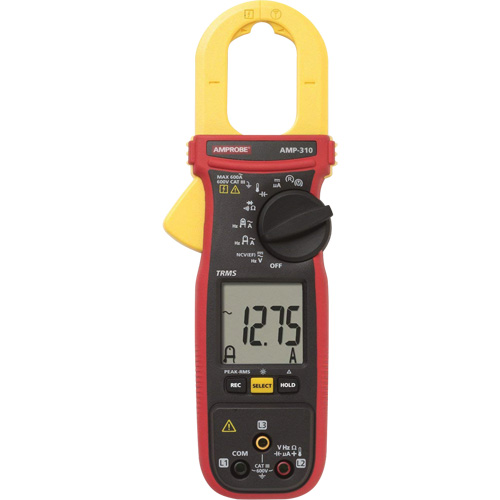 AMP-310 Motor Maintenance TRMS Clamp Meter, AC/DC Voltage, AC Current Fastek