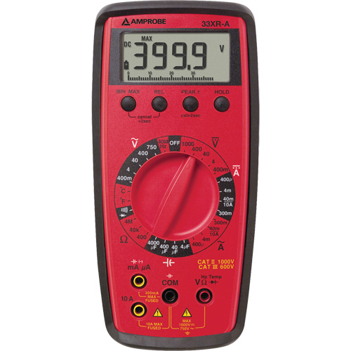 33XR-A Digital Multimeter, AC/DC Voltage, AC/DC Current Fastek