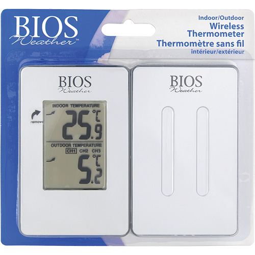 Indoor/Outdoor Wireless Thermometer, Non-Contact, Analogue, 31-158°F (-35-70°C) Fastek